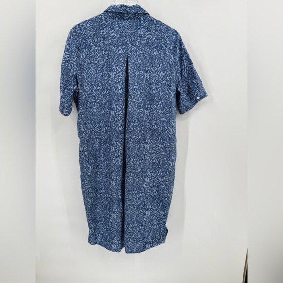 J. McLaughlin Arissa Shirtdress Cap‎ Sleeve Popover in Beatriz Spot size xl - Picture 3 of 7